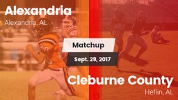 Matchup: Alexandria vs. Cleburne County  2017