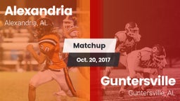 Matchup: Alexandria vs. Guntersville  2017