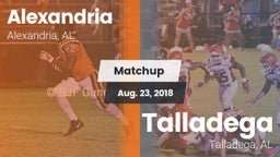 Matchup: Alexandria vs. Talladega  2018