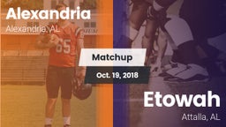 Matchup: Alexandria vs. Etowah  2018