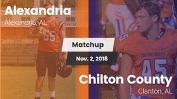Matchup: Alexandria vs. Chilton County  2018