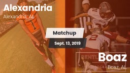 Matchup: Alexandria vs. Boaz  2019
