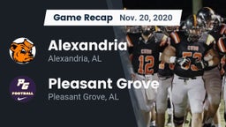 Recap: Alexandria  vs. Pleasant Grove  2020