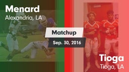 Matchup: Menard vs. Tioga  2016