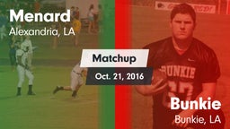 Matchup: Menard vs. Bunkie  2016