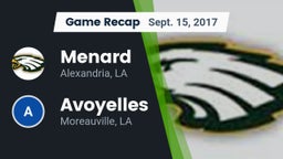 Recap: Menard  vs. Avoyelles  2017