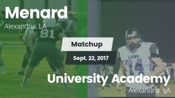 Matchup: Menard vs. University Academy 2017