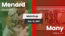 Matchup: Menard vs. Many  2017