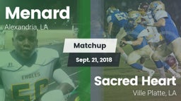 Matchup: Menard vs. Sacred Heart  2018