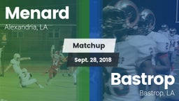 Matchup: Menard vs. Bastrop  2018