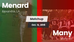 Matchup: Menard vs. Many  2018