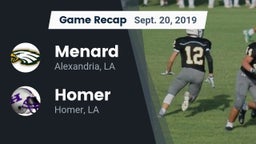 Recap: Menard  vs. Homer  2019