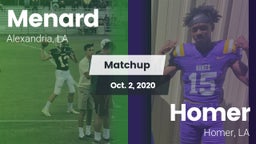 Matchup: Menard vs. Homer  2020