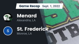 Recap: Menard  vs. St. Frederick  2022