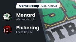 Recap: Menard  vs. Pickering  2022
