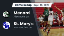 Recap: Menard  vs. St. Mary's  2023