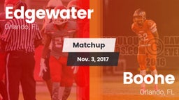 Matchup: Edgewater vs. Boone  2017