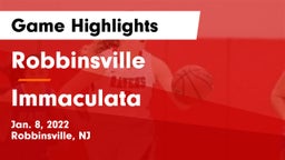 Robbinsville  vs Immaculata  Game Highlights - Jan. 8, 2022