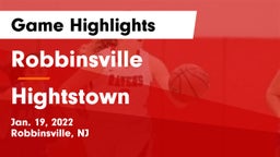 Robbinsville  vs Hightstown  Game Highlights - Jan. 19, 2022