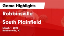 Robbinsville  vs South Plainfield  Game Highlights - March 1, 2022