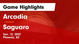 Arcadia  vs Saguaro  Game Highlights - Jan. 12, 2023