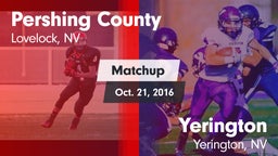 Matchup: Pershing County vs. Yerington  2016