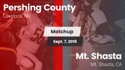 Matchup: Pershing County vs. Mt. Shasta  2018