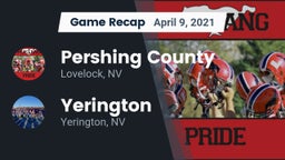 Recap: Pershing County  vs. Yerington  2021