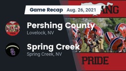 Recap: Pershing County  vs. Spring Creek  2021
