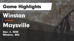 Winston  vs Maysville  Game Highlights - Dec. 2, 2020