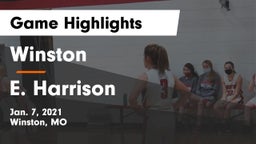 Winston  vs E. Harrison  Game Highlights - Jan. 7, 2021