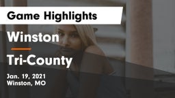 Winston  vs Tri-County Game Highlights - Jan. 19, 2021