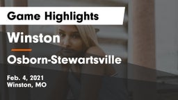 Winston  vs Osborn-Stewartsville  Game Highlights - Feb. 4, 2021
