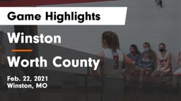 Winston  vs Worth County  Game Highlights - Feb. 22, 2021