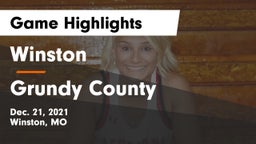 Winston  vs Grundy County  Game Highlights - Dec. 21, 2021