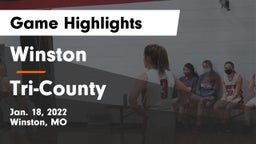 Winston  vs Tri-County Game Highlights - Jan. 18, 2022