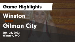 Winston  vs Gilman City Game Highlights - Jan. 21, 2022