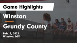 Winston  vs Grundy County  Game Highlights - Feb. 8, 2022