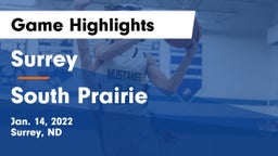 Surrey  vs South Prairie  Game Highlights - Jan. 14, 2022