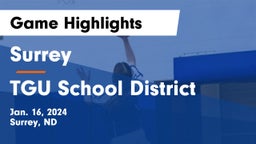 Surrey  vs TGU School District Game Highlights - Jan. 16, 2024