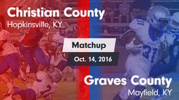 Matchup: Christian County vs. Graves County  2016