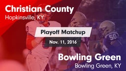Matchup: Christian County vs. Bowling Green  2016