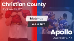 Matchup: Christian County vs. Apollo  2017