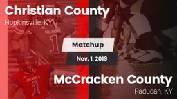 Matchup: Christian County vs. McCracken County  2019