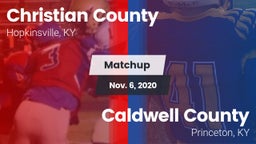 Matchup: Christian County vs. Caldwell County  2020