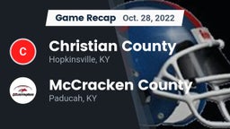 Recap: Christian County  vs. McCracken County  2022