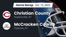 Recap: Christian County  vs. McCracken County  2023