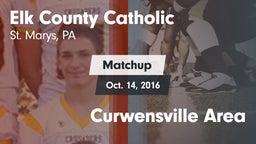 Matchup: Elk County Catholic vs. Curwensville Area  2016