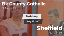 Matchup: Elk County Catholic vs. Sheffield  2017