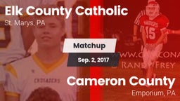 Matchup: Elk County Catholic vs. Cameron County  2017